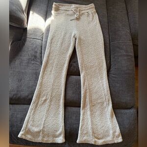 Cozy Cream Kids Fleece Pants